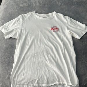 Vans White Graphic Men's T-Shirt